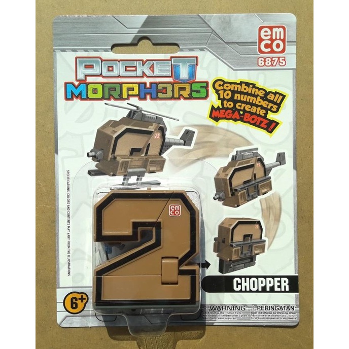 TRANSFORMERS POCKET MORPHERS NUMBER 2 - ORIGINAL EMCO