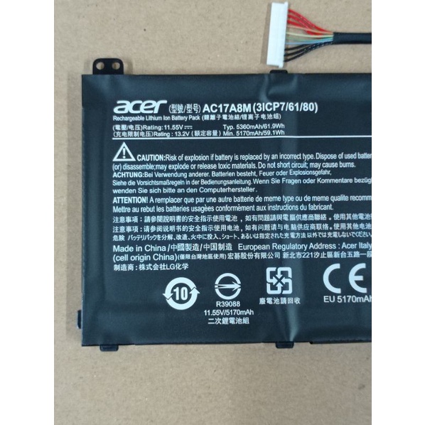 Baterai Battery Acer Spin 3 A514-51 A514-52 SP314-52 SF314-41 AC17A8M