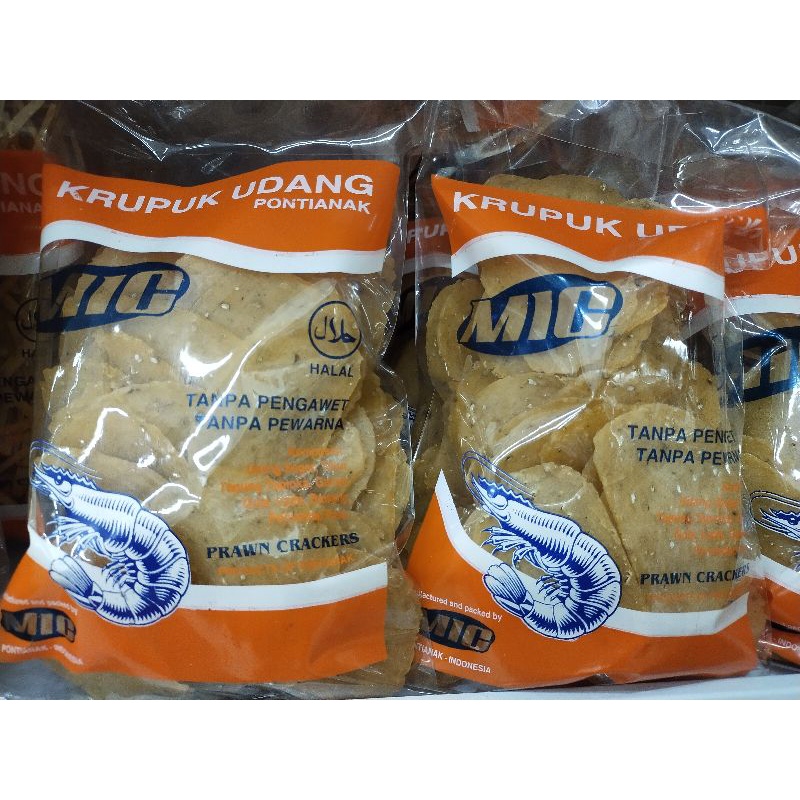 

Kerupuk Udang Pontianak MIC dengan taburan merica