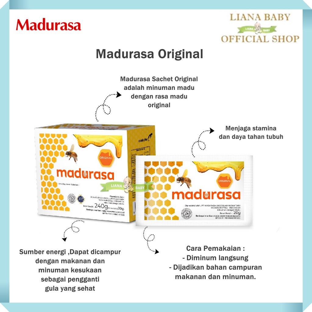 PERA711 MADURASA ORIGINAL / MINUMAN MADU UNTUK DAYA TAHAN TUBUH