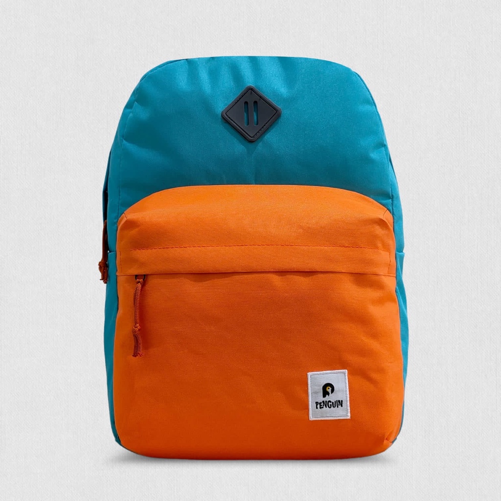 Tas Ransel Backpack Bluesea Orange Fruit Penguin M2