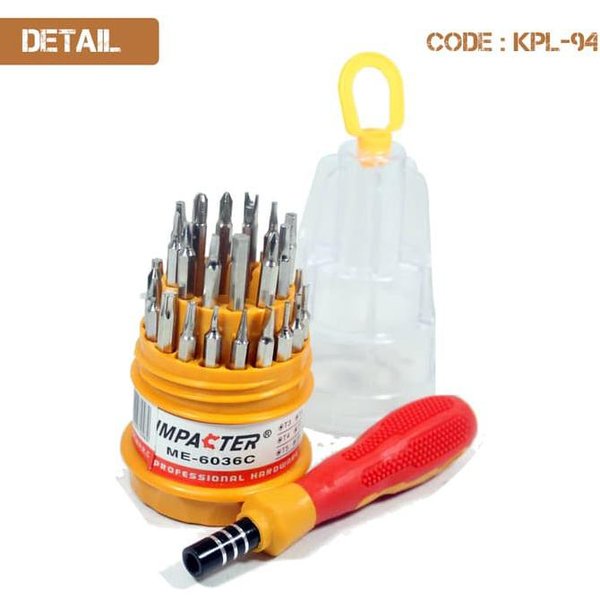 NUZ - Obeng Set 31 In 1 Screwdriver Handphone Elektronik