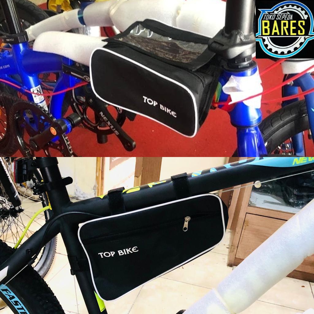 Tas HP Frame Bawah / Atas Sepeda MTB / Lipat / BMX Top Bike / Bike Bag