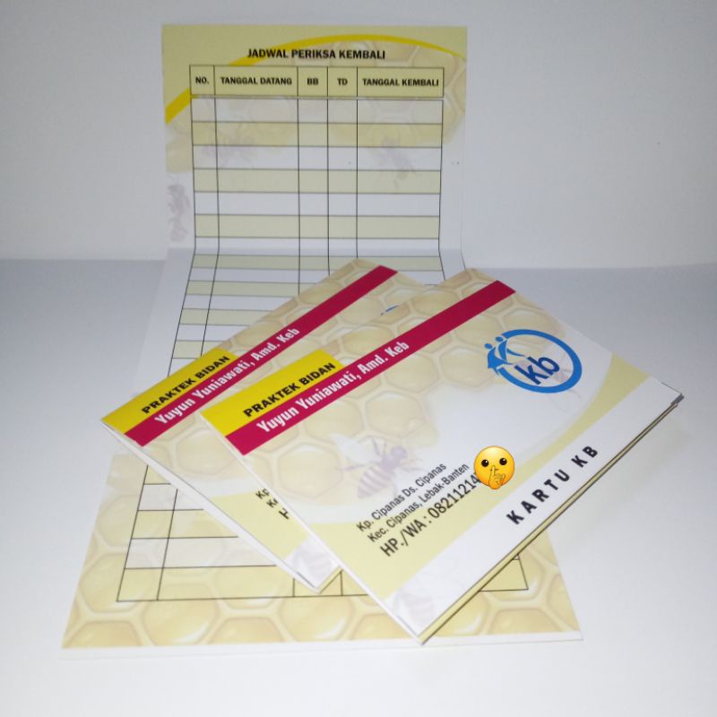 

Cetak Kartu KB Custom