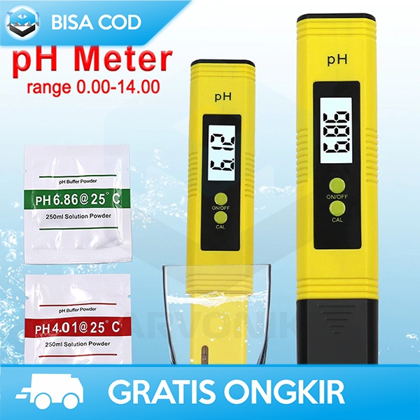 PH METER AIR MINUM DIGITAL ALAT PENGUKUR KADAR PH AIR AKURASI TINGGI