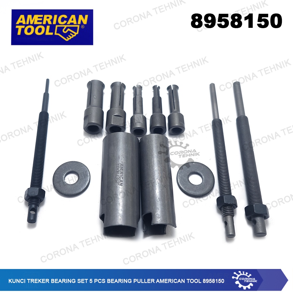 American Tool 8958150 Kunci Treker Bearing Set 5 Pcs Bearing Puller