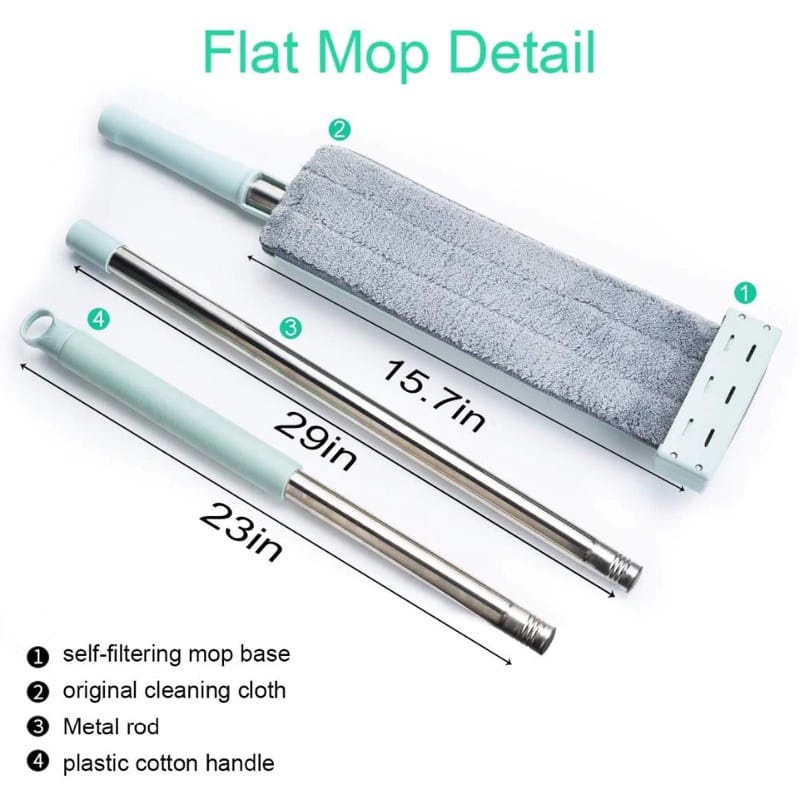 ALAT PEL TARIK FLAT MOP OTOMATIS PERAS TANPA TANGAN ULTRA MOP VD