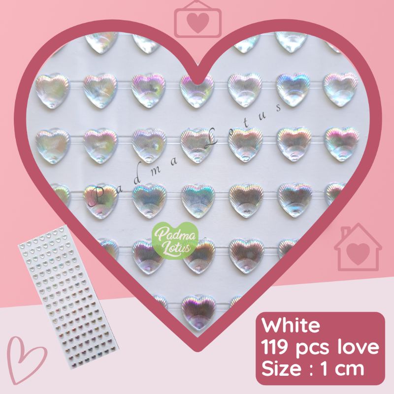 Sticker Love rhinestone diamond kpop light stick manik kristal diy craft 3d valentine Deco Stiker timbul Acrylic