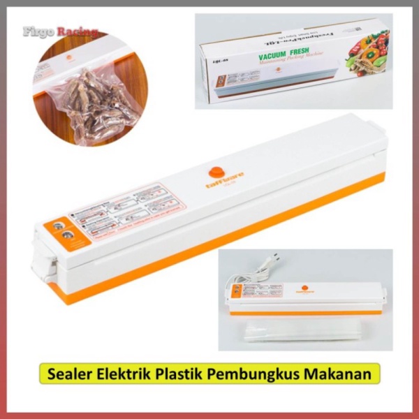 Unik POMPA VACUM SEALER PLASTIK ALAT PEMBUNGKUS MAKANAN ELEKTRIK 220V 100W Limited
