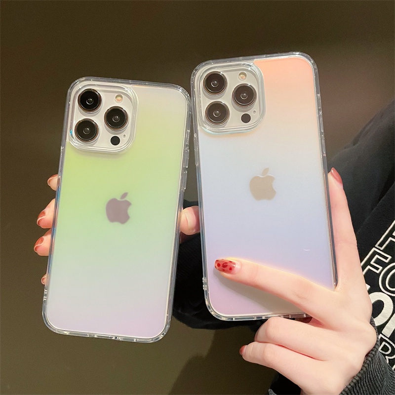 IPHONE Shining Glitter Clean Case Bening Bling Untuk Iphone14 13 Pro Max 11xr Xs8 7 Plus 6S 12 Pro Max Transparan Lembut TPU Shockproof Cover