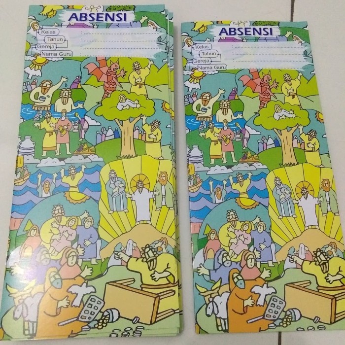 Absensi Absensi Sekolah Minggu / Absensi / Buku Absensi / Buku Absensi Sekolah