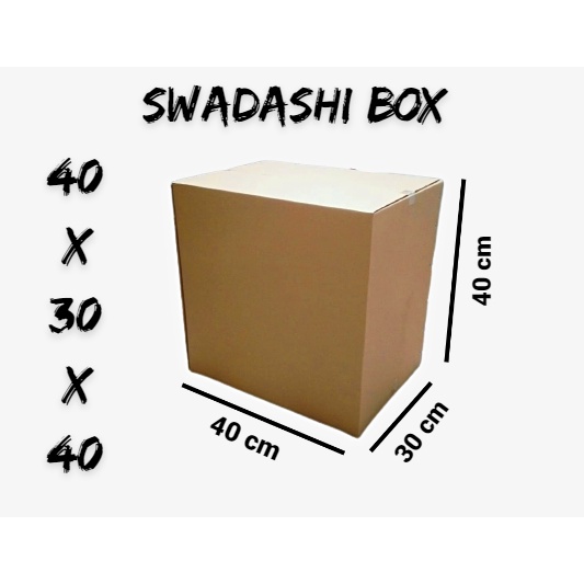 

kardus/karton/box uk. 40x30x40 cm untuk packing singlewall polos
