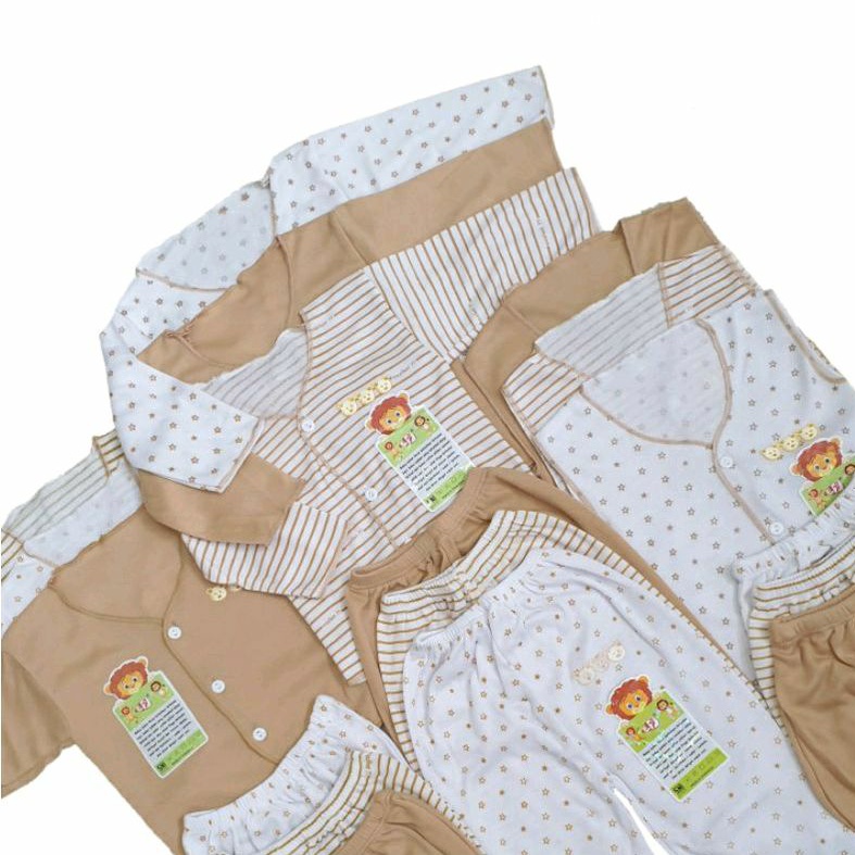 (18 Pcs) Baju Bayi Celana Bayi SNI Paket Perlengkapan Bayi Newborn E77 | Setelan Paket Lengkap Pakaian Bayi Baru lahir