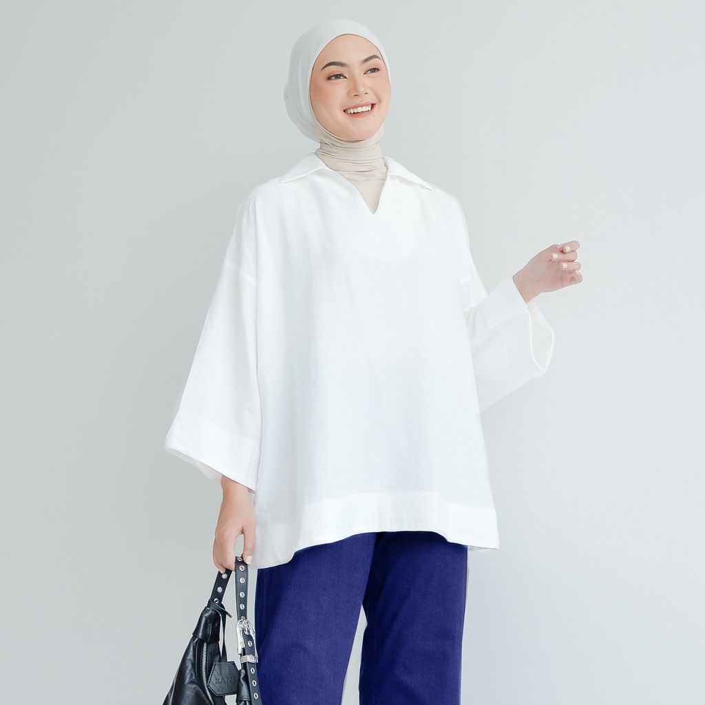 NUNA Chill Blouse | atasan top wanita polos