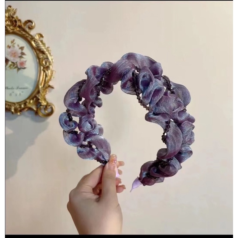 Bando-Bendo-66 FASHION/Premium Bandana Simpul Twist Elastis Ala Korea Untuk Wanita Bando