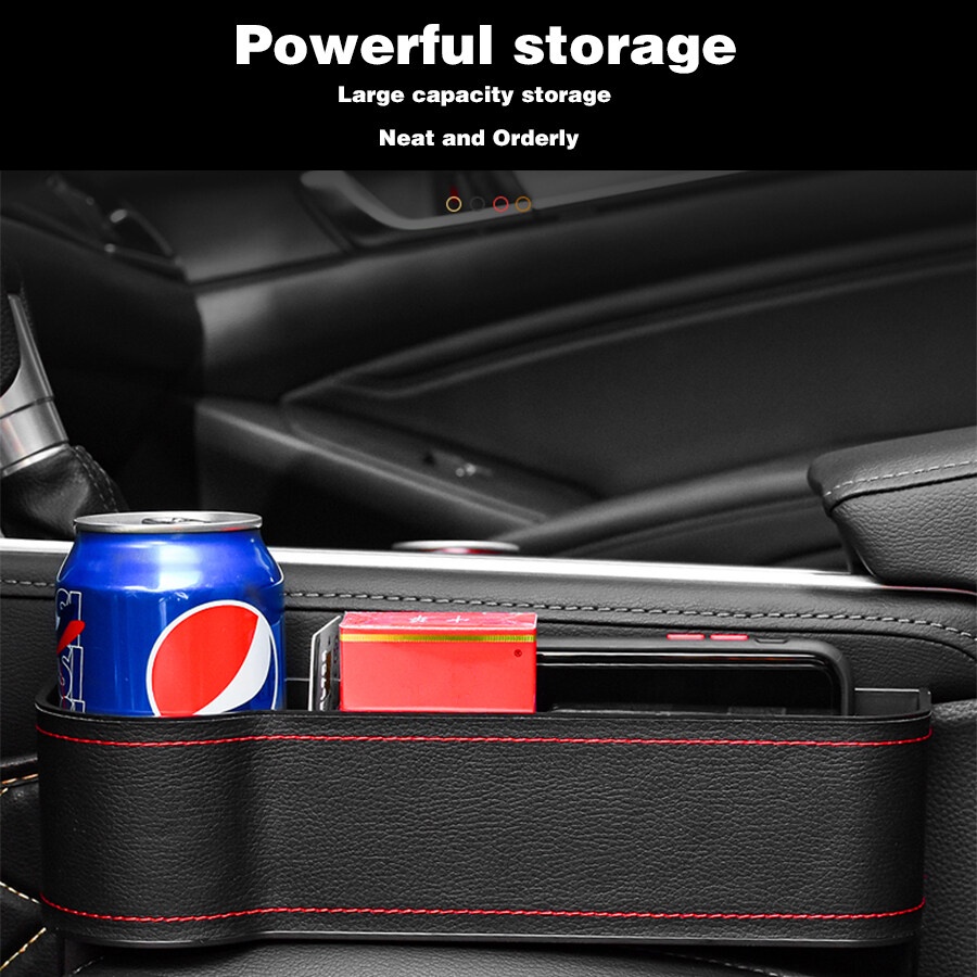 Ford Car Seat Storage Box Gap Storage Box Kotak Penyimpanan Mobil Gap Filler Tempat Dompet Handphone Gap Pocket Aksesoris Mobil