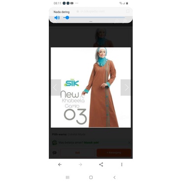 Gamis Kaos Promo Sik Clothing Khabela 03 dan 04