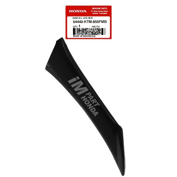 64440-KTM-850FMB Cover Sayap Luar Kiri Supra X 125 Lama 2005 - 2006 Hitam