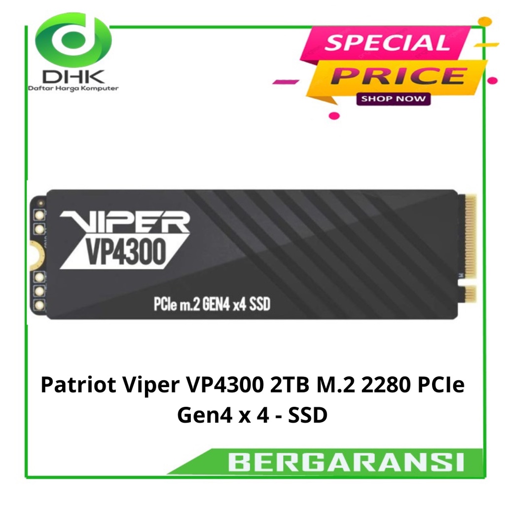 Patriot Viper VP4300 2TB M.2 2280 PCIe Gen4 x 4 - SSD