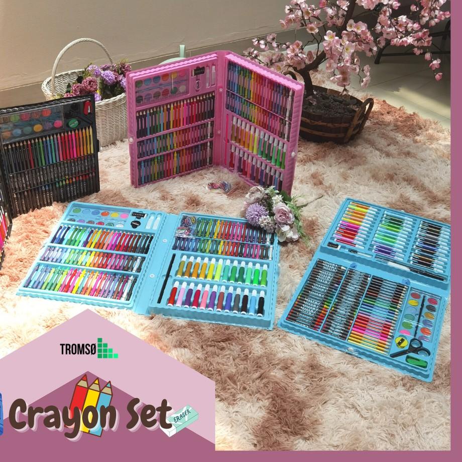 

Hot Alat Gambar & Lukis / Crayon, Spidol, Pensil Warna, Cat Set (Pilihan: 150 in 1 / 208 in 1) Lengkap