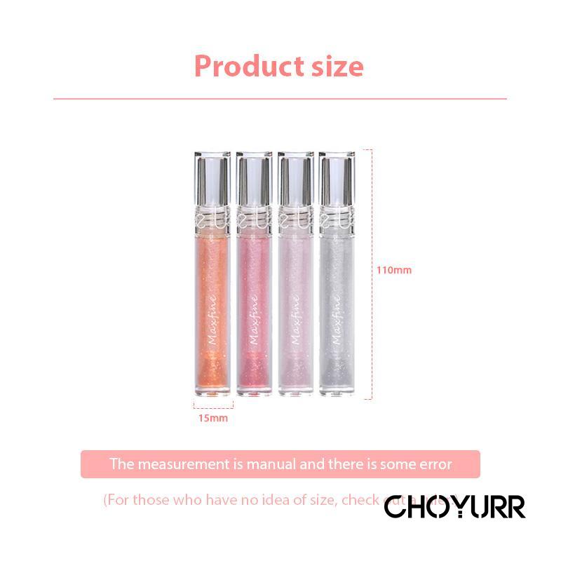 【COD】Lip Gloss 4 Warna Transparant Glasting Lip Gloss Glossy Lip Gloss Lipstick Korean Lip Balm Glossy Pelembab Bibir-CH