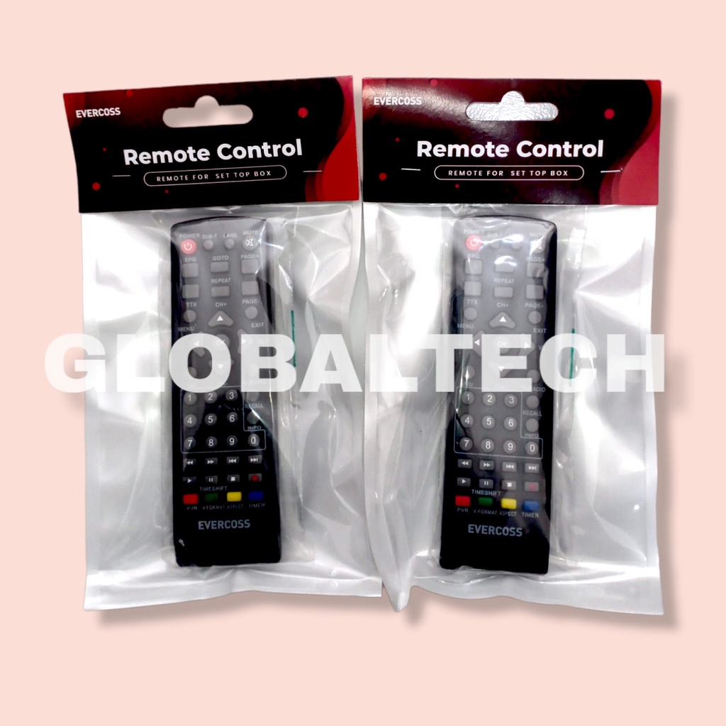 REMOTE SET TOP BOX EVERCOSS 100% ORIGINAL DARI PABRIK