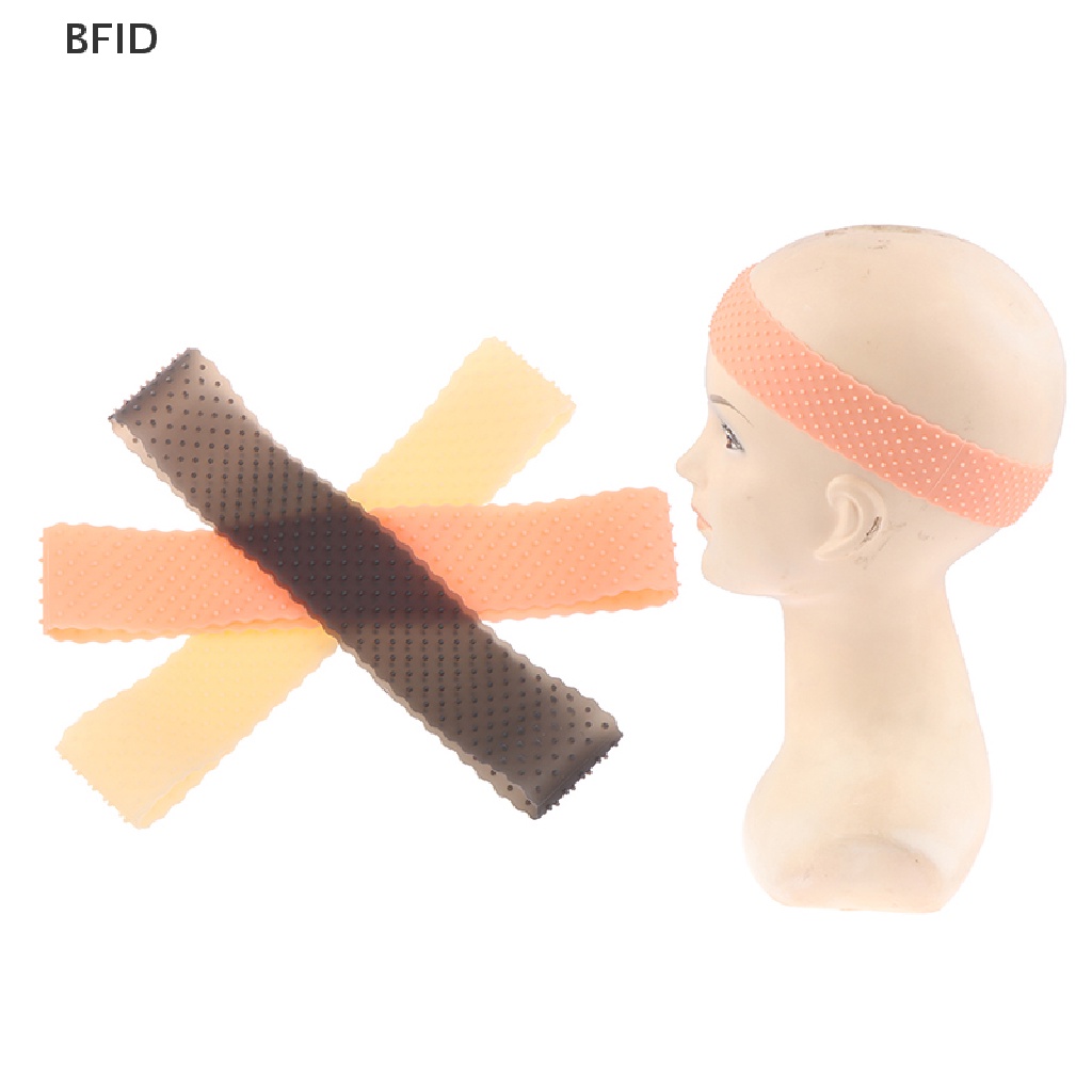 [BFID] Bando Elastis Silikon Headwraps Untuk Memakai Wig Salon Hair Band Wig Grip Holder [ID]