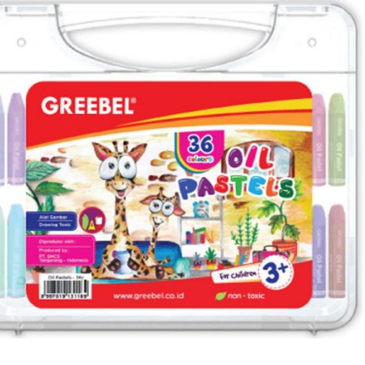 

민 Crayon Greebel 36 Warna Oil Pastels Greebel Krayon Terbaik!