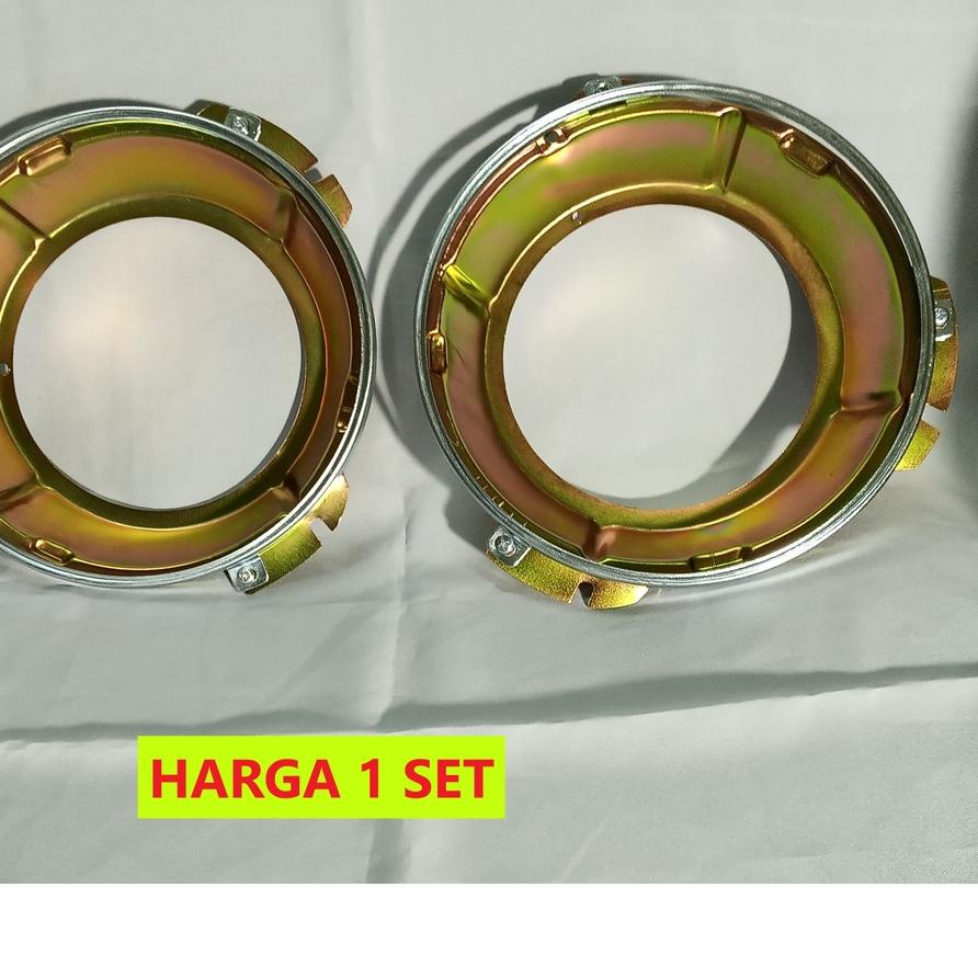 Depan Cover Ring Bracket Dudukan Lampu Besar Bulat / Headlamp 7"in Jimny Katana Taft DLL..