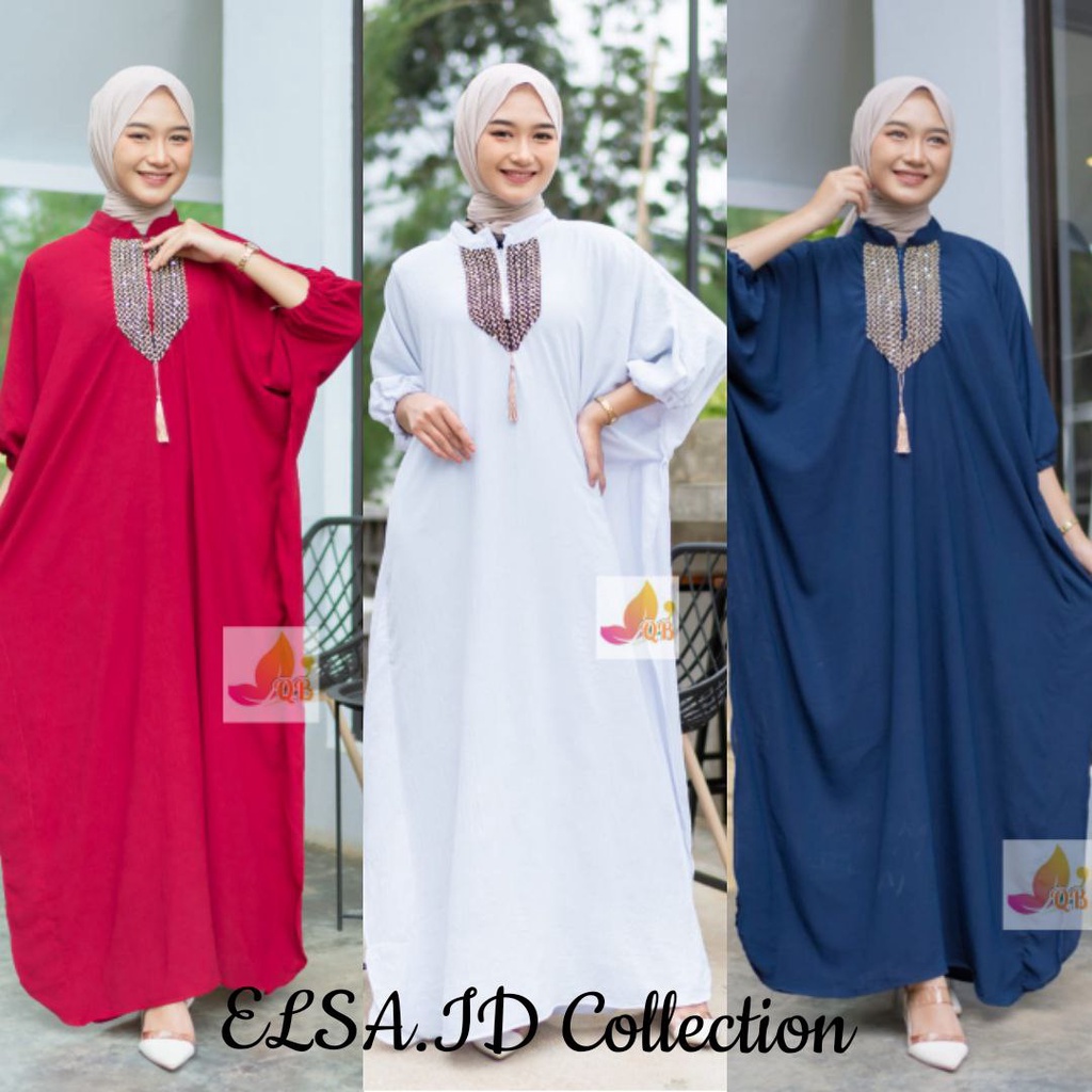 KAFTAN SULTAN CRINCLE AIRFLOW GAMIS KAFTAN SUPER JUMBO LD 160