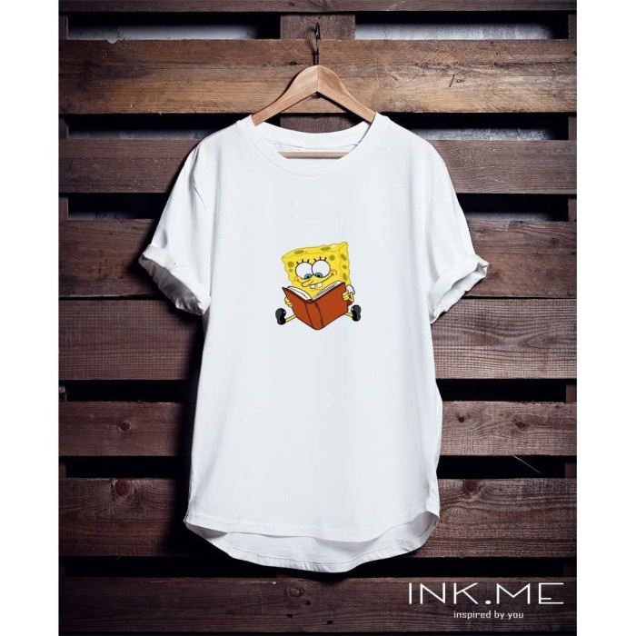 spongebob read book tshirt