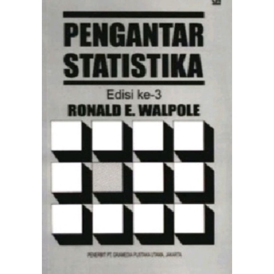Pengantar statistika ronald e Walpole