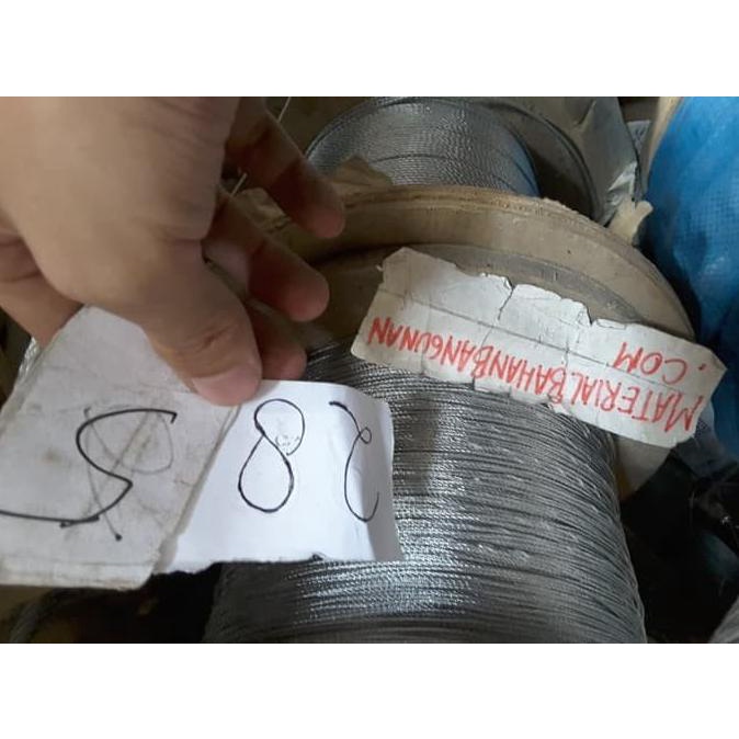 kawat seling 1.5 mm tali seling 1.5 mm tali jemuran 1.5 mm tali baja citrab44 Kualitas Baik