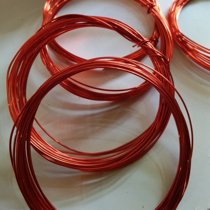 Starter Kawat Tembaga Email Merah Jerman/Kawat Dinamo Tamiya