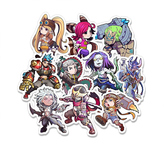 

Stiker Pack MOBILE LEGENDS isi 10 Pcs Bahan Vinil Tahan Air Waterproof