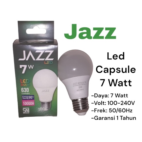 Lampu LED BULB JAZZ 7W PUTIH