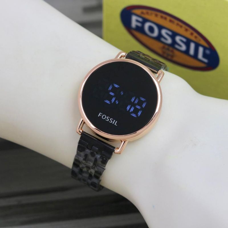 Trendy Jam Tangan Wanita Led Digital Touch 7050 YK Free Box Ori &Baterai