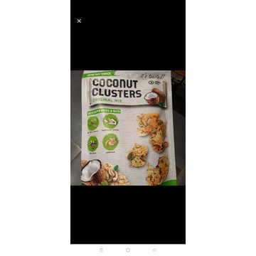 

Healthy Snack coconut clusters original mix 100gr