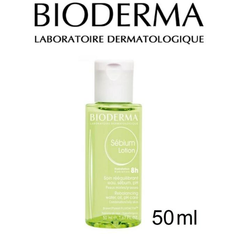 Bioderma sebium lotion 50ml - Toner untuk kulit kombinasi / beminyak