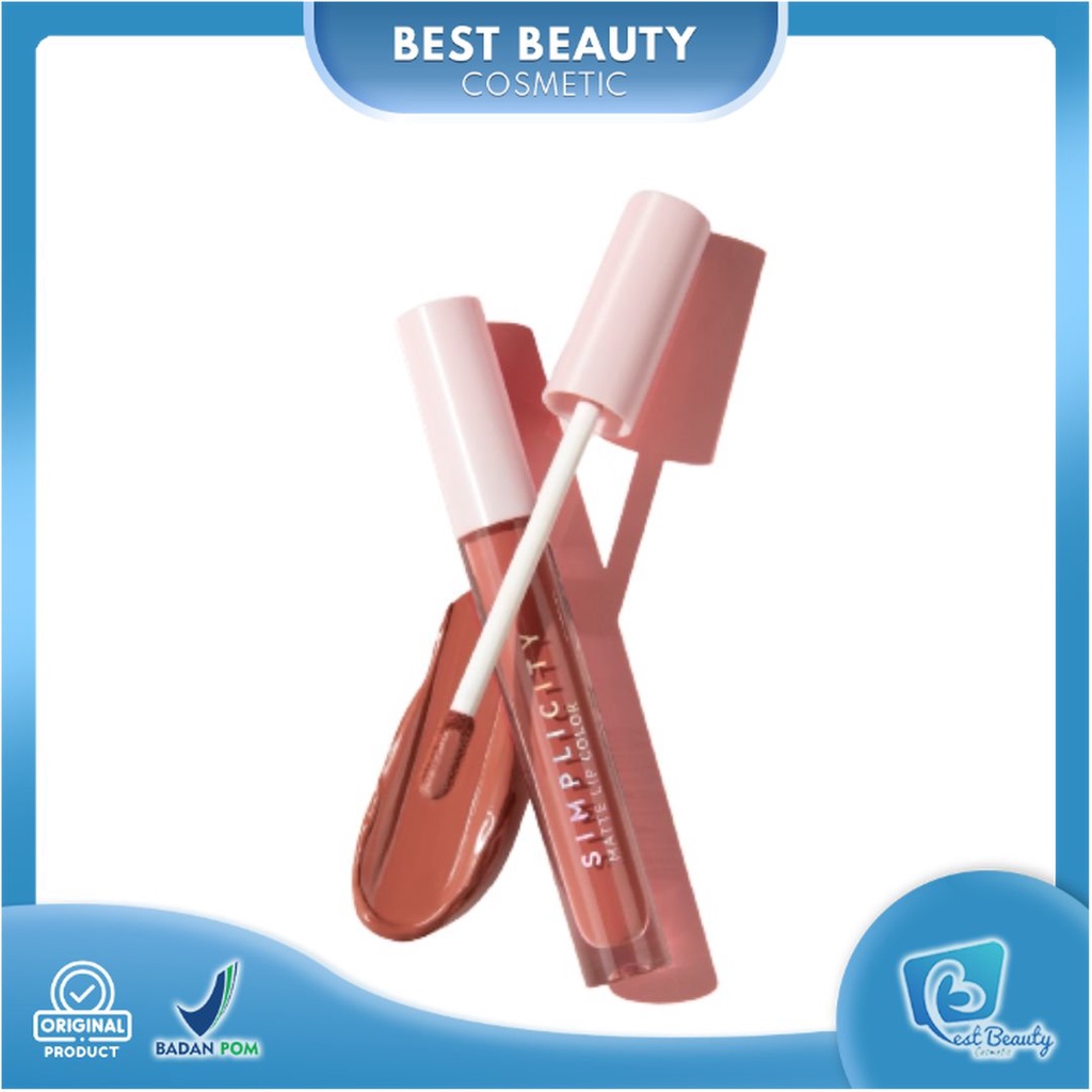 ★ BB ★ Y.O.U Simplicity Matte Lip Color | Transferproof | Pigmented Lipstick | Melembapkan Bibir | YOU