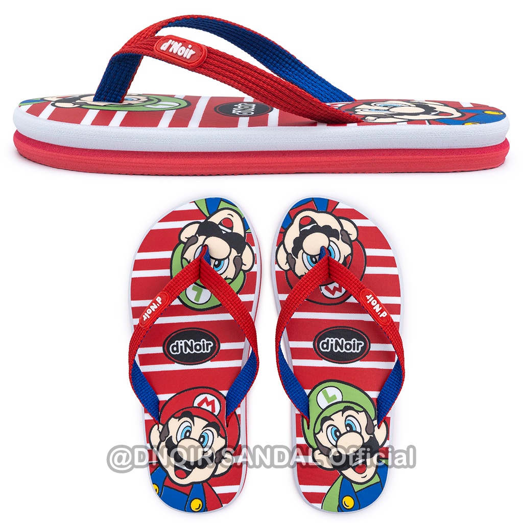 DNOIR Sandal Jepit Anak MARIO BROS size 25 - 36