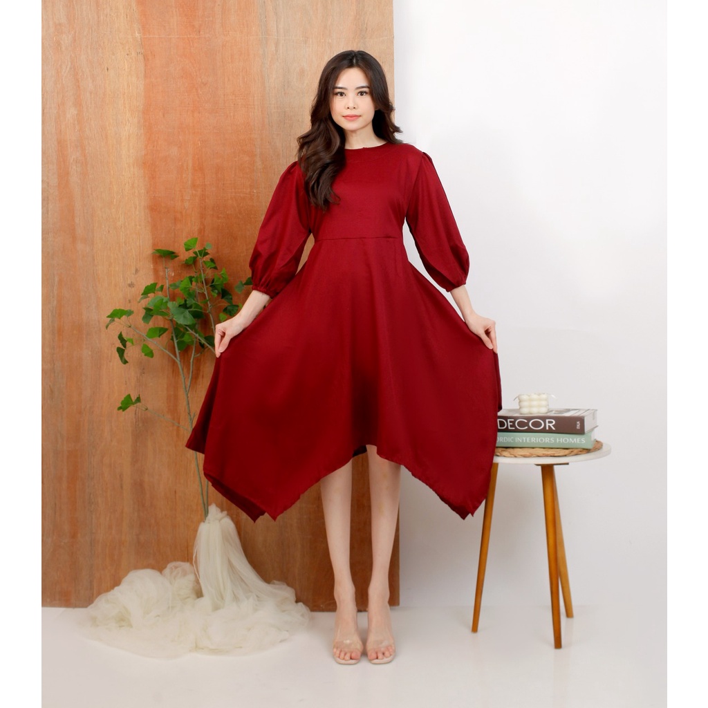 Basic id fashion Dres wanita Gia LD 100CM PJG 105 CM