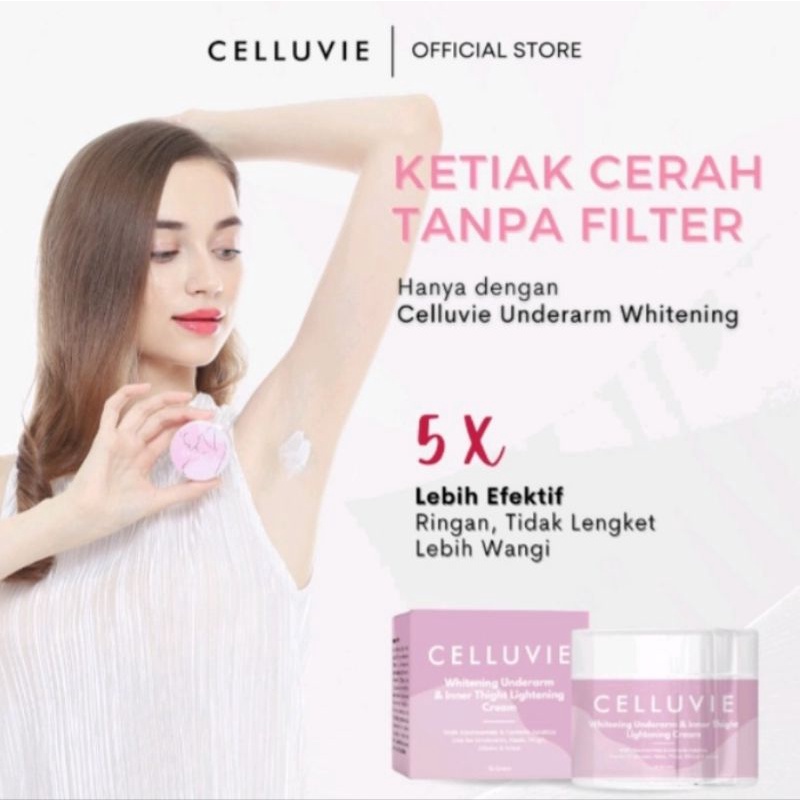 CELLUVIE PEMUTIH KETIAK DAN SELANGKANGAN UNDERARM WHITENING ORIGINAL