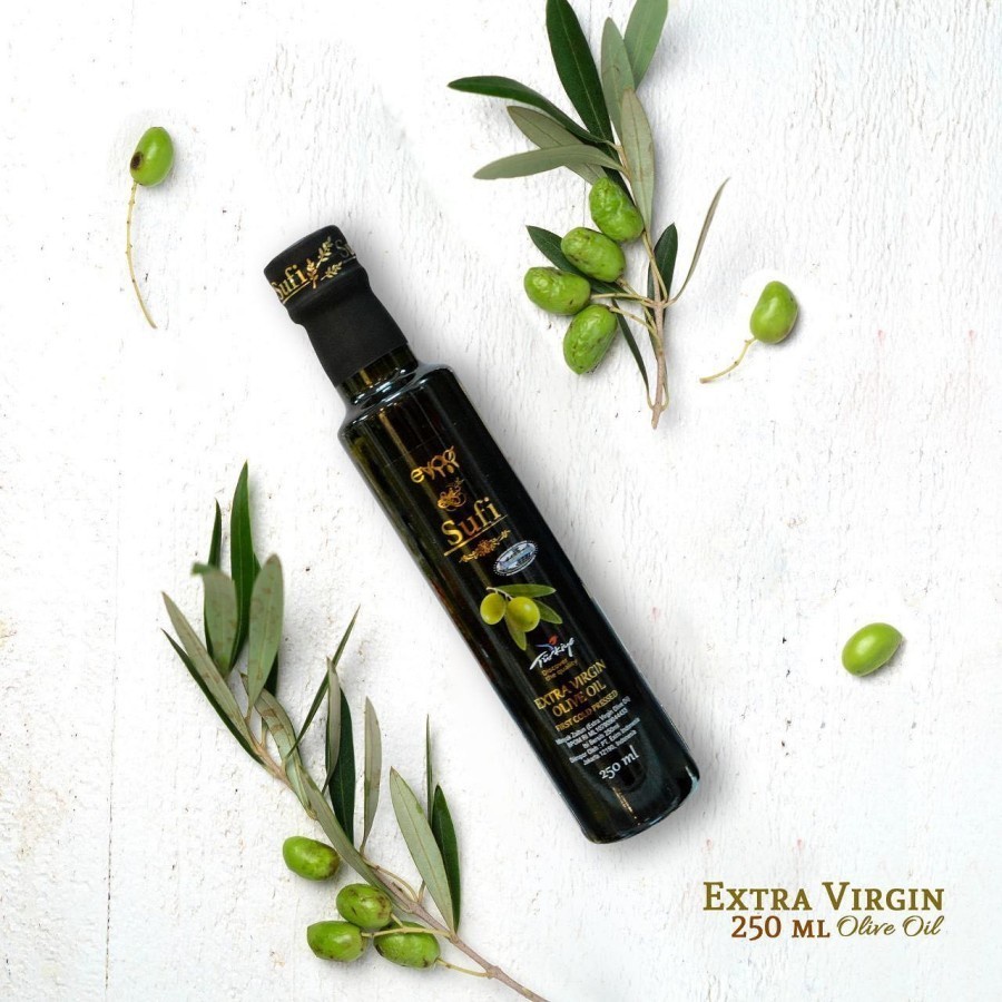MINYAK ZAITUN EXTRA VIRGIN OLIVE OIL (EVOO) SUFI KEMASAN 250 ml
