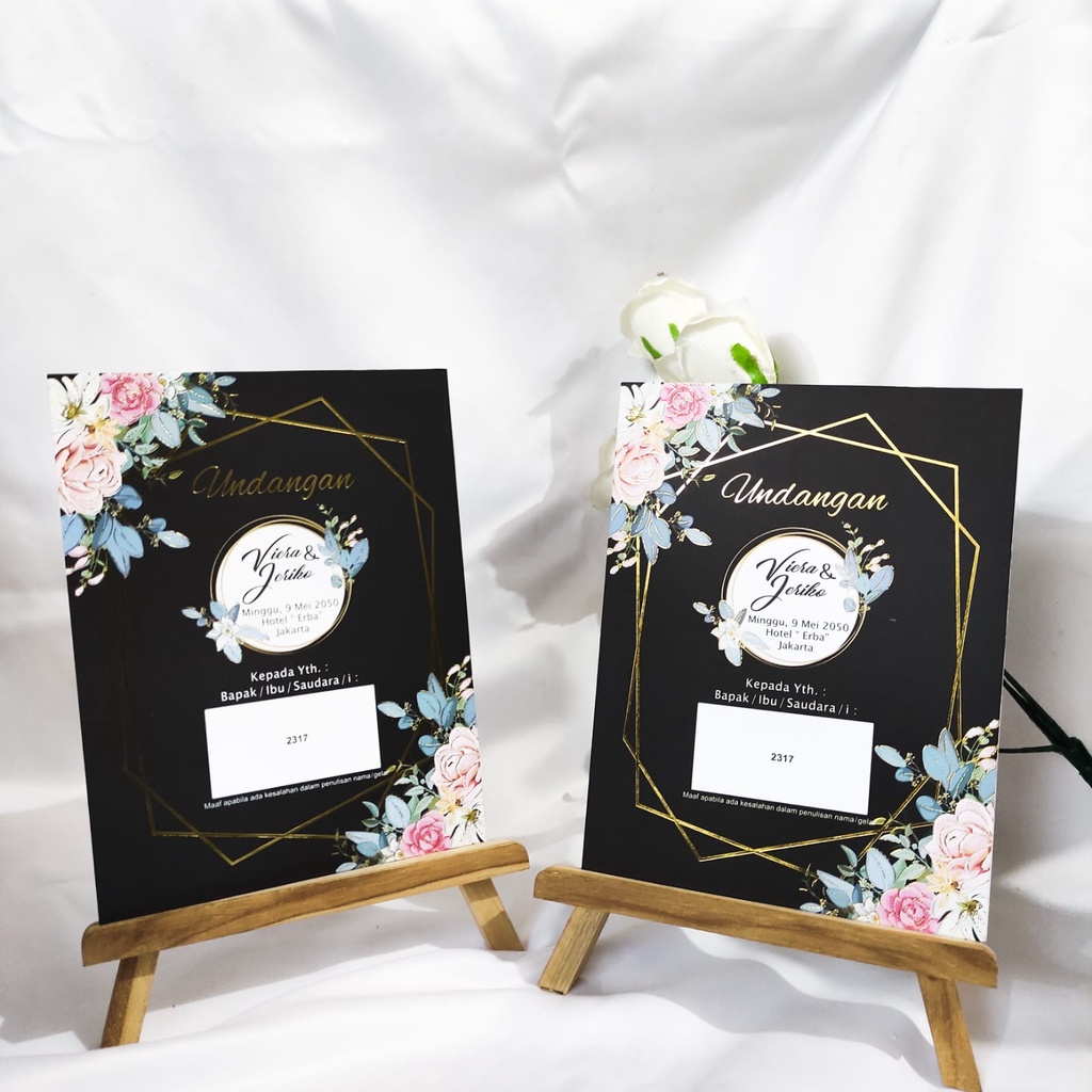 ERBA 2317 Blangko Undangan KOSONGAN, Undangan Pernikahan Murah
