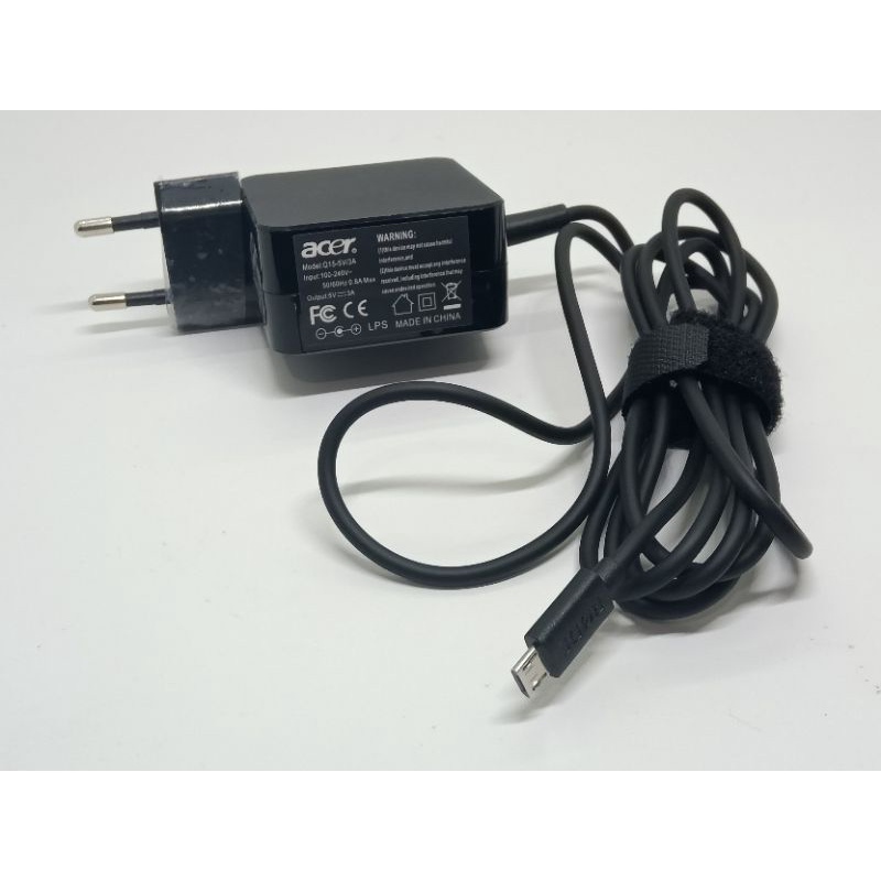 Adaptor Charger acer 5V 3A micro usb 10w S100X S105X 10-S100X ready stok