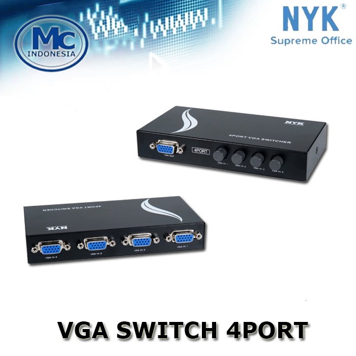 VGA SWITCHER HUB 4 PORT 2.0 NYK