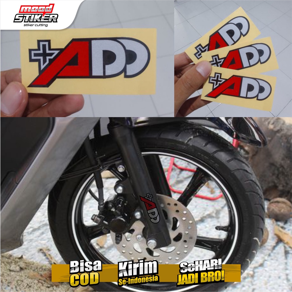 Stiker Cutting shock ADD / Suspensi ADD skotlet