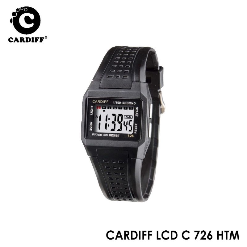 jam tangan pria wanita anak cardiff lcd 726