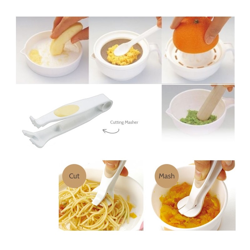 Richell Baby Food Cooking Set B Baby Food Maker Set Pembuat Makanan Bayi